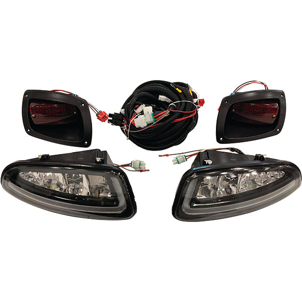 Factory Light Kit w/ Plug and Play Harness, E-Z-Go RXV 16-21, 12-48V : LGT-802L