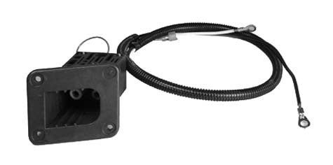 Charger Receptacle & Harness, E-Z-Go, TXT : CGR-076A