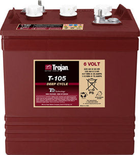 Trojan T-105 6 Volt Battery